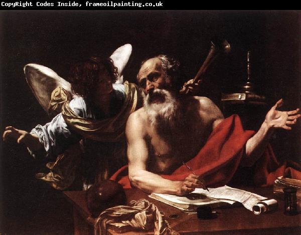 Simon Vouet St Jerome and the Angel